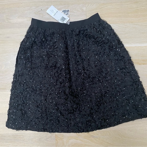 NWT FRENCH CONNECTION ROCHELLE RIBBON FLARED SKIRT - Picture 6 of 16